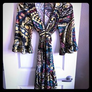 Colorful tunic dress